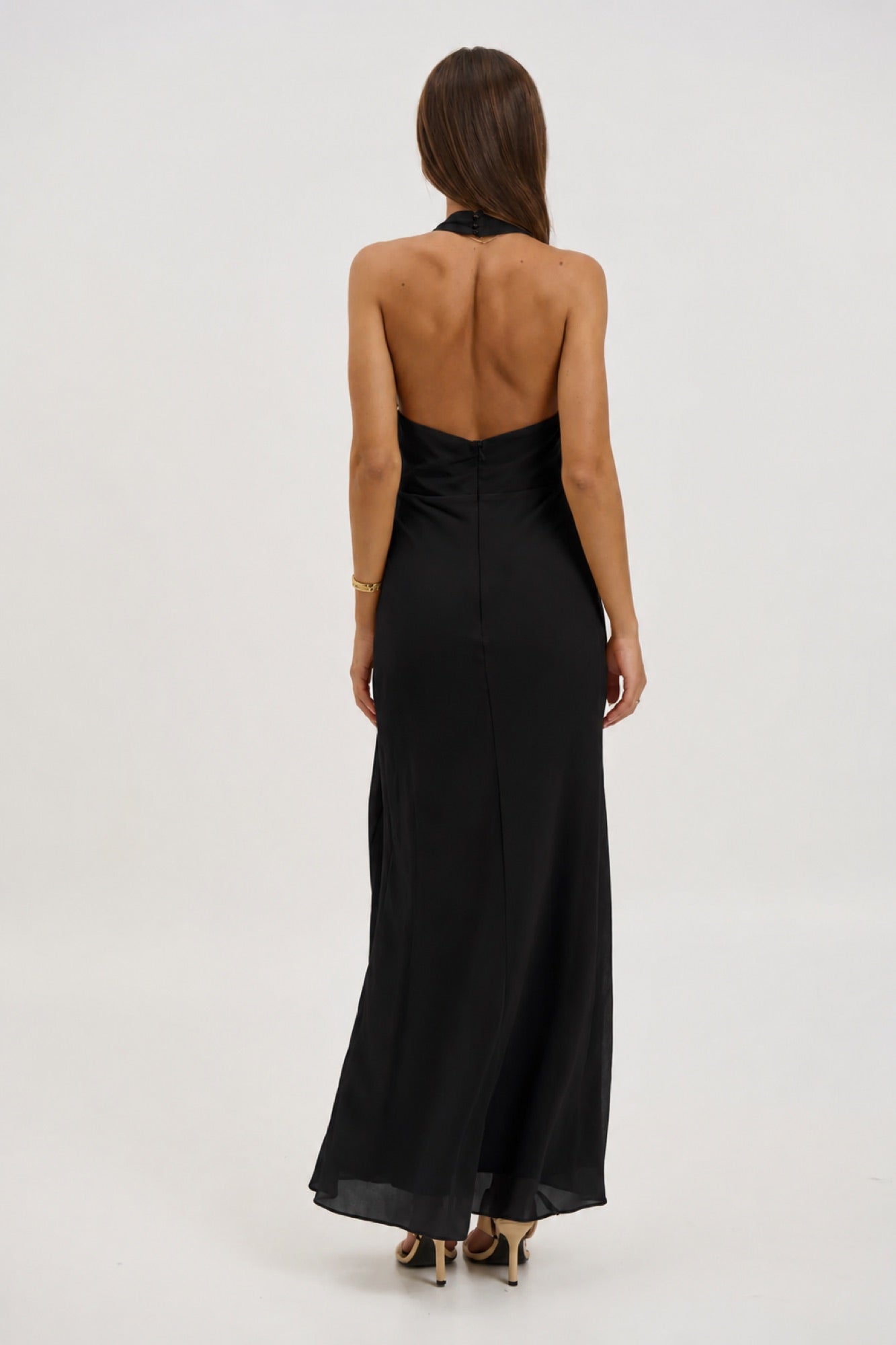 Sarena Midi Dress Black