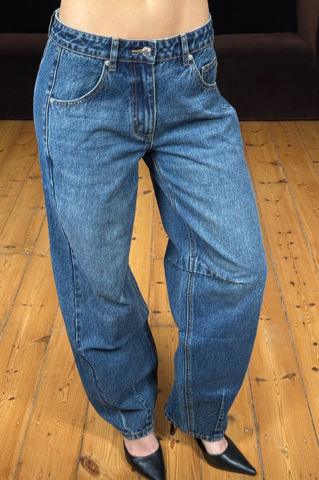 Chiara Barrel Jean Blue