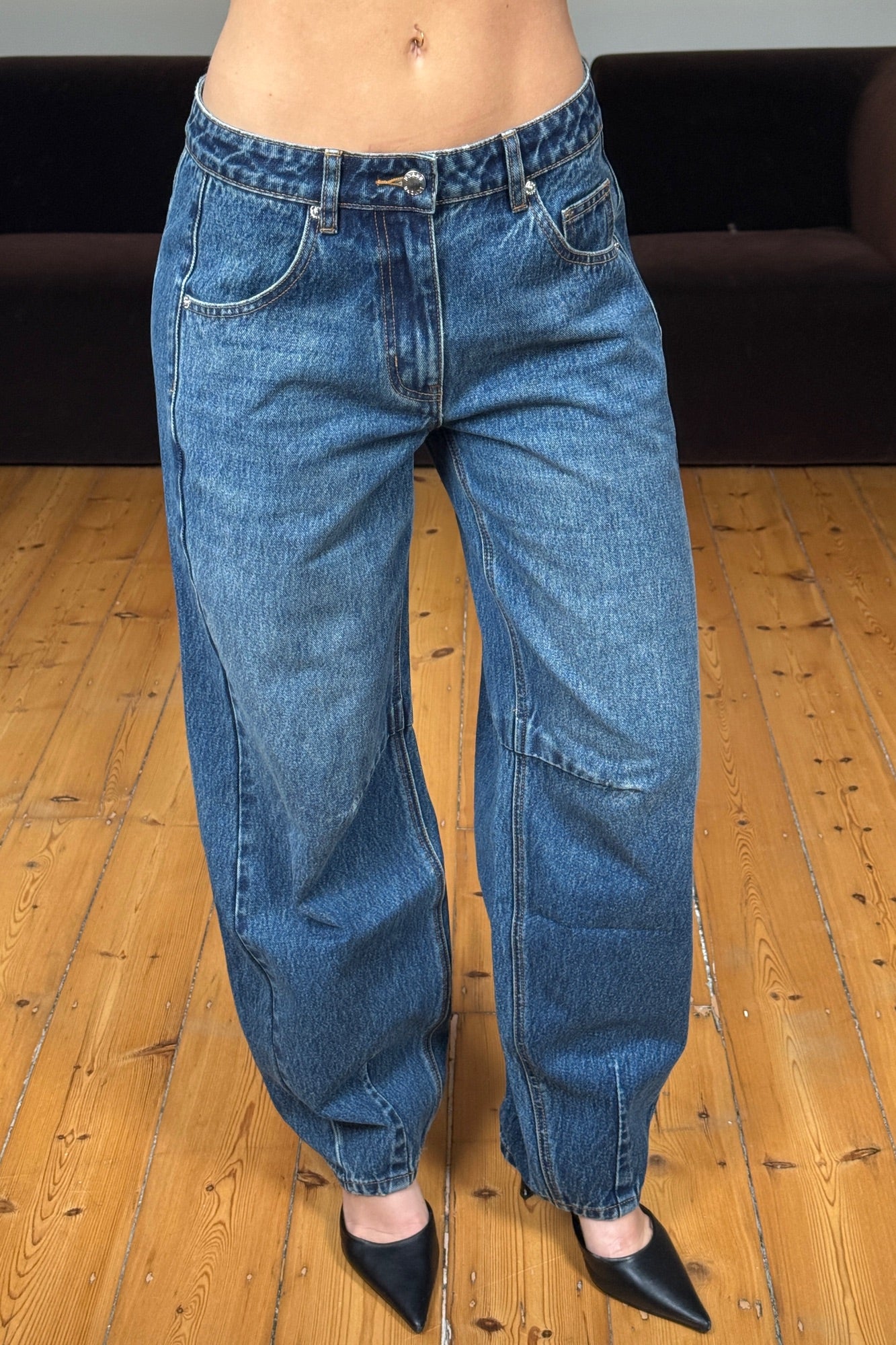 Chiara Barrel Jean Blue