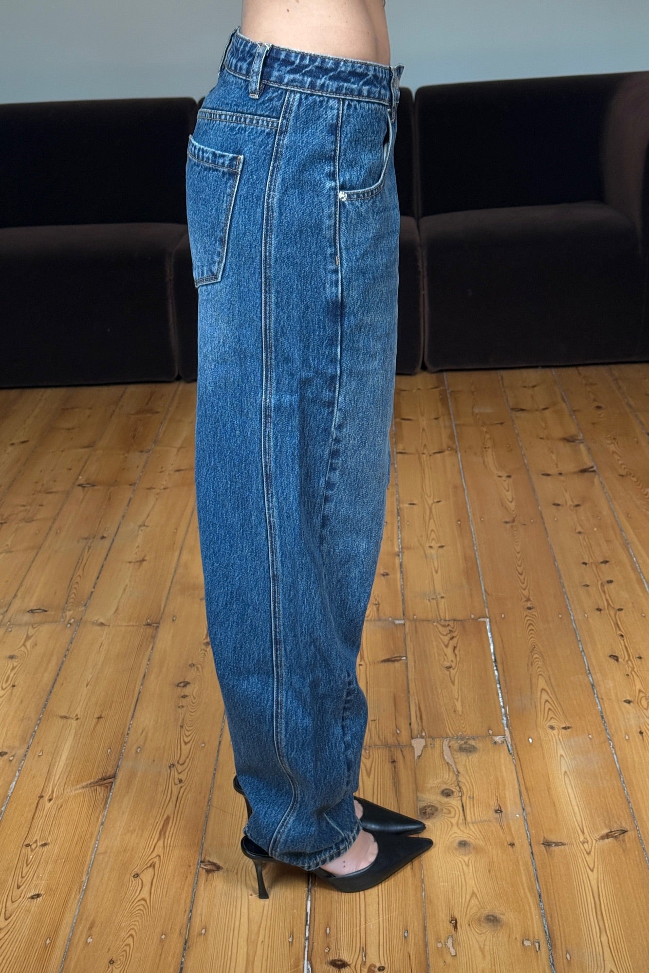 Chiara Barrel Jean Blue
