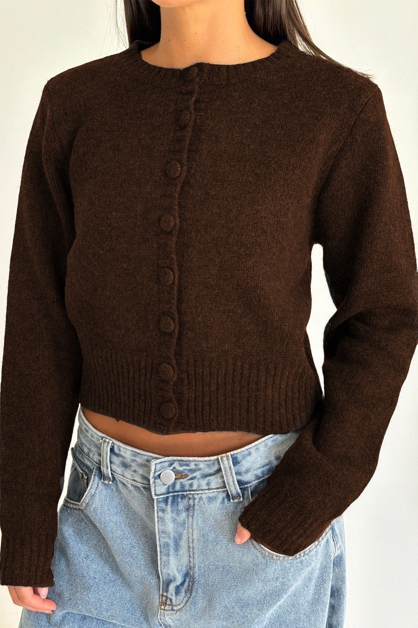 Lune Cardi Chocolate