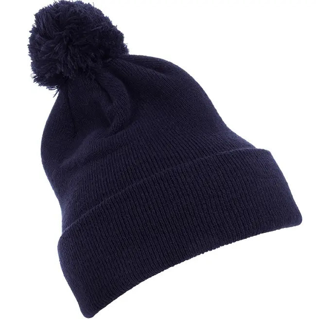 Flexfit Pom Pom Beanie Navy - FINAL SALE