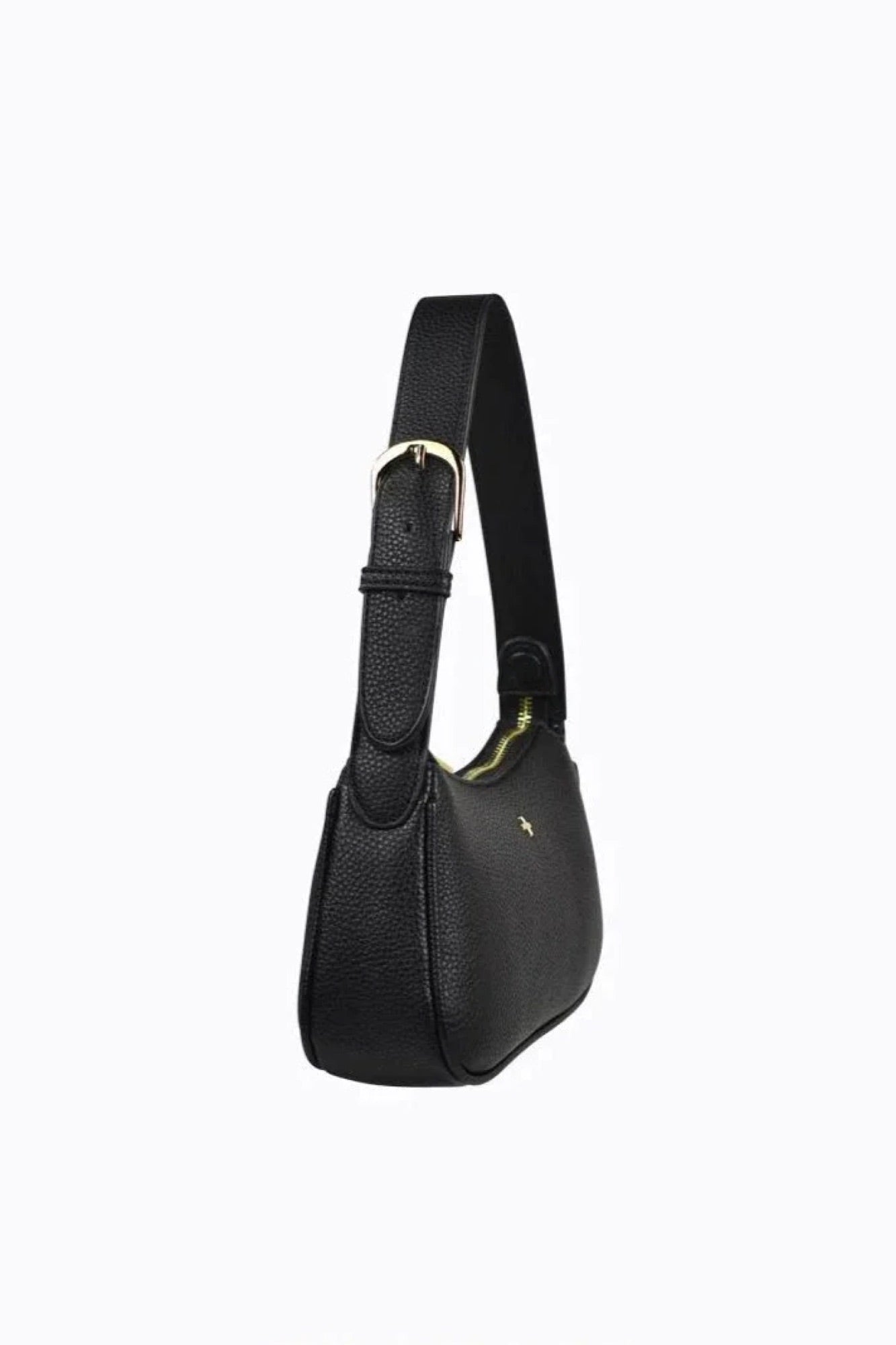 Gabi Small Shoulder Bag Black Pebble