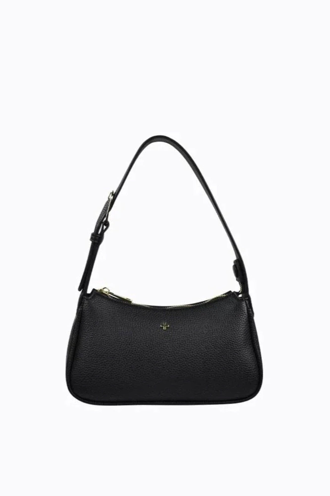 Gabi Small Shoulder Bag Black Pebble