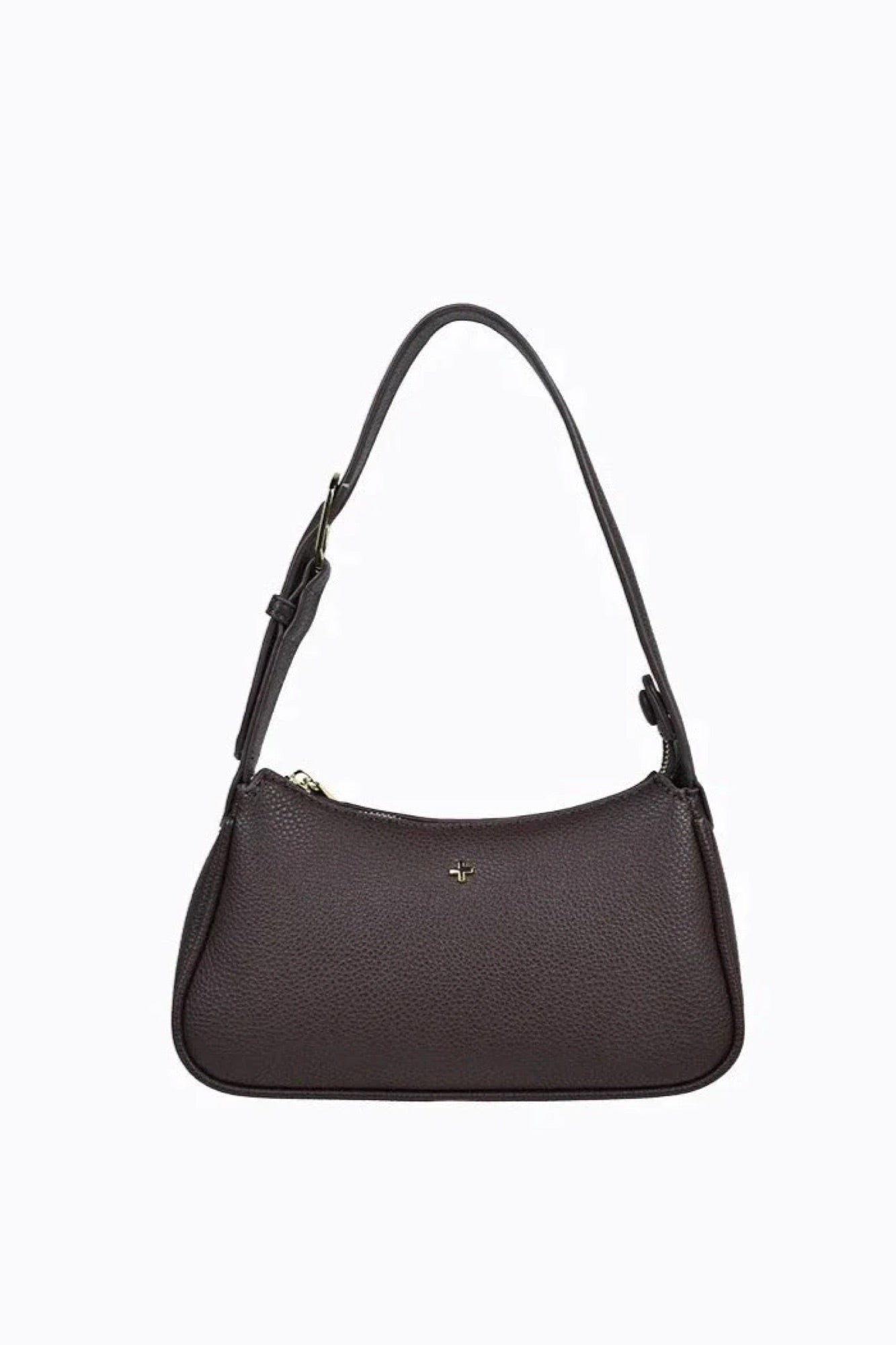 Gabi Small Shoulder Bag Chocolate Pebble