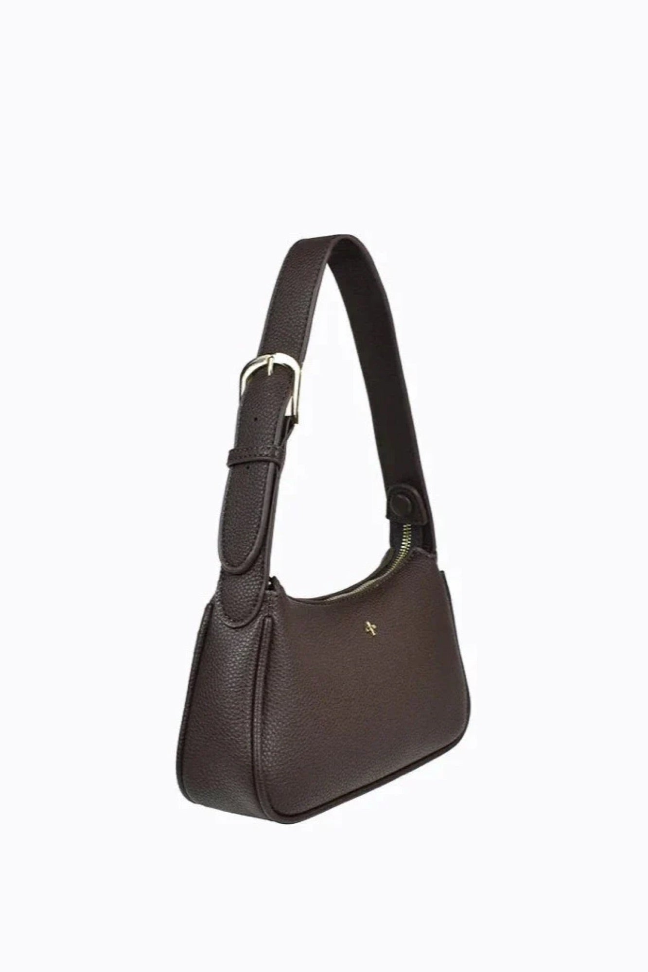 Gabi Small Shoulder Bag Chocolate Pebble