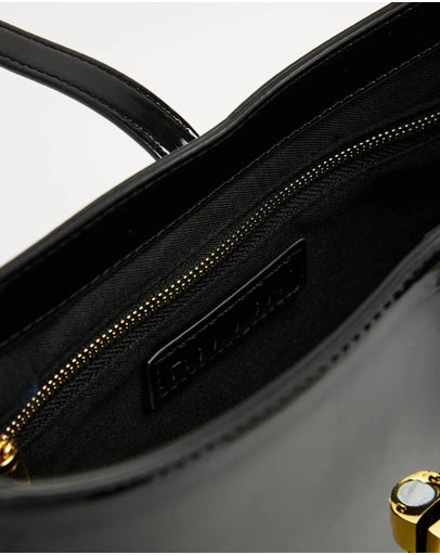 Clara Shoulder Bag Black Patent