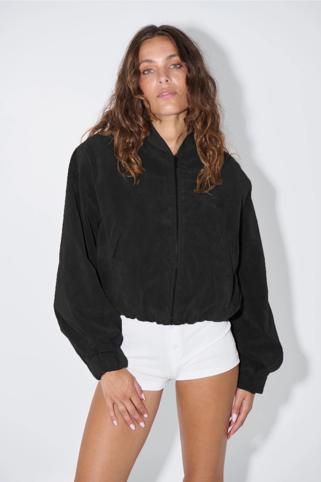 Clara Bomber Black