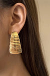 Lennox Hoop Earring Gold Plated - FINAL SALE