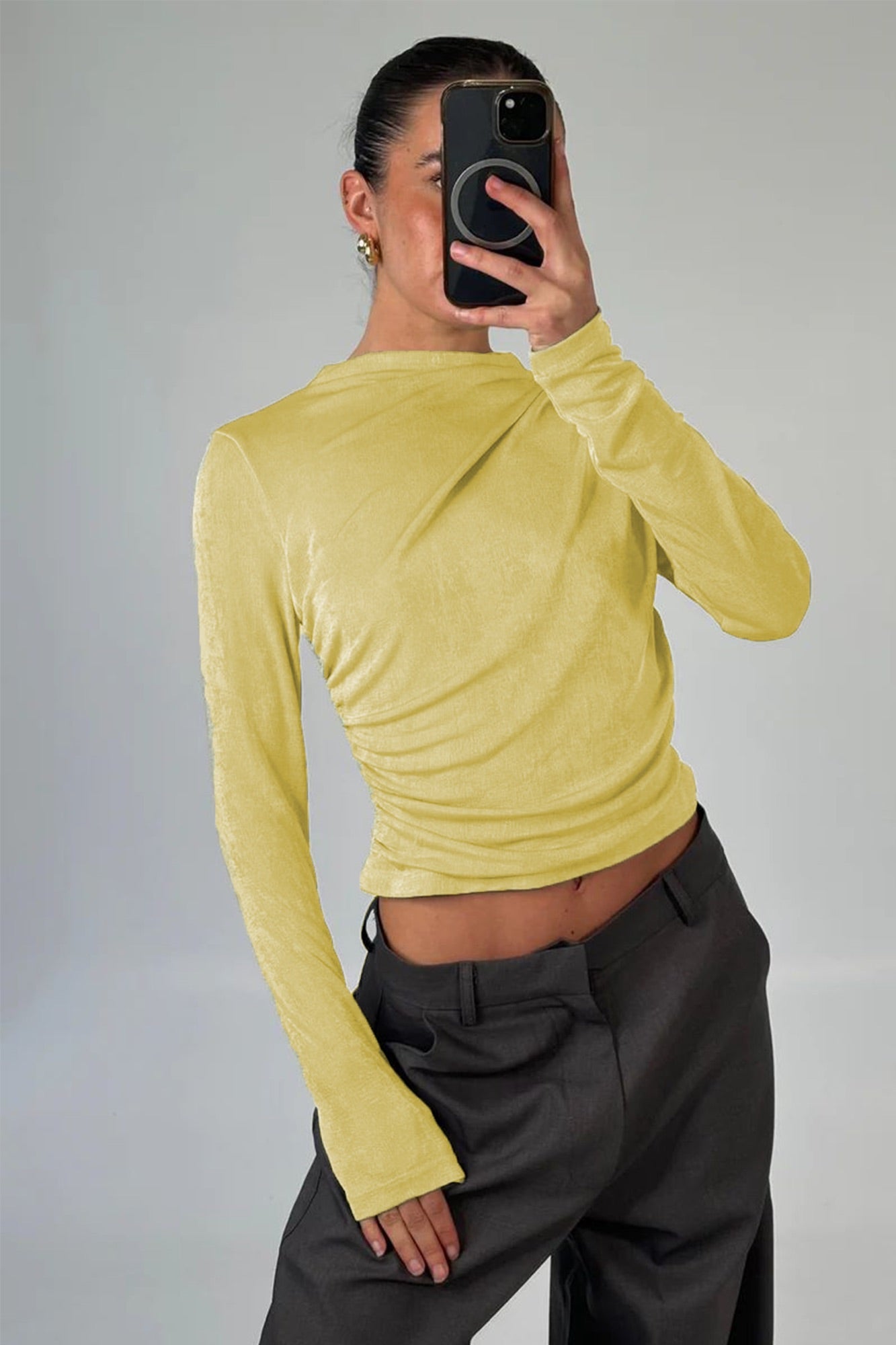 Jelani Long Sleeve Lemon