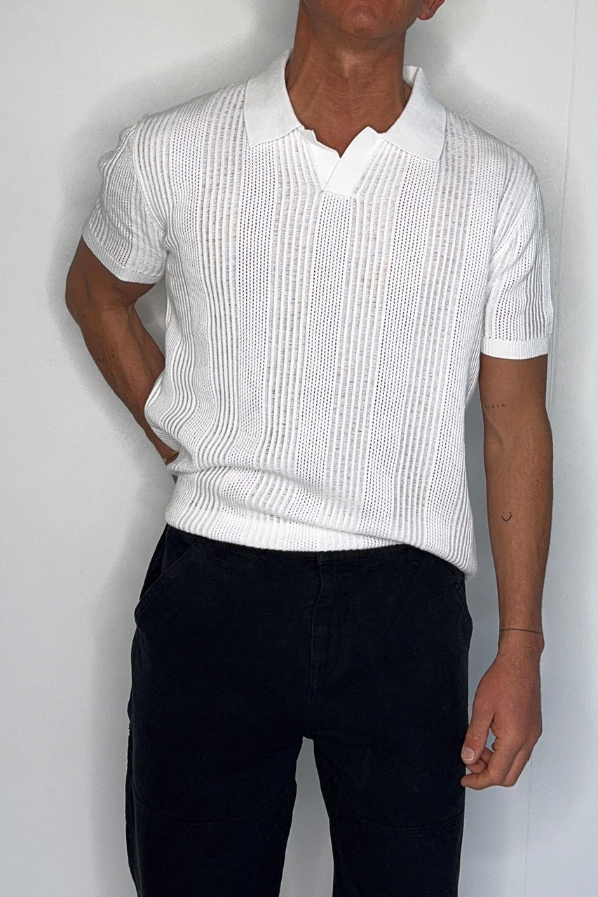 NTH Relaxed Polo White