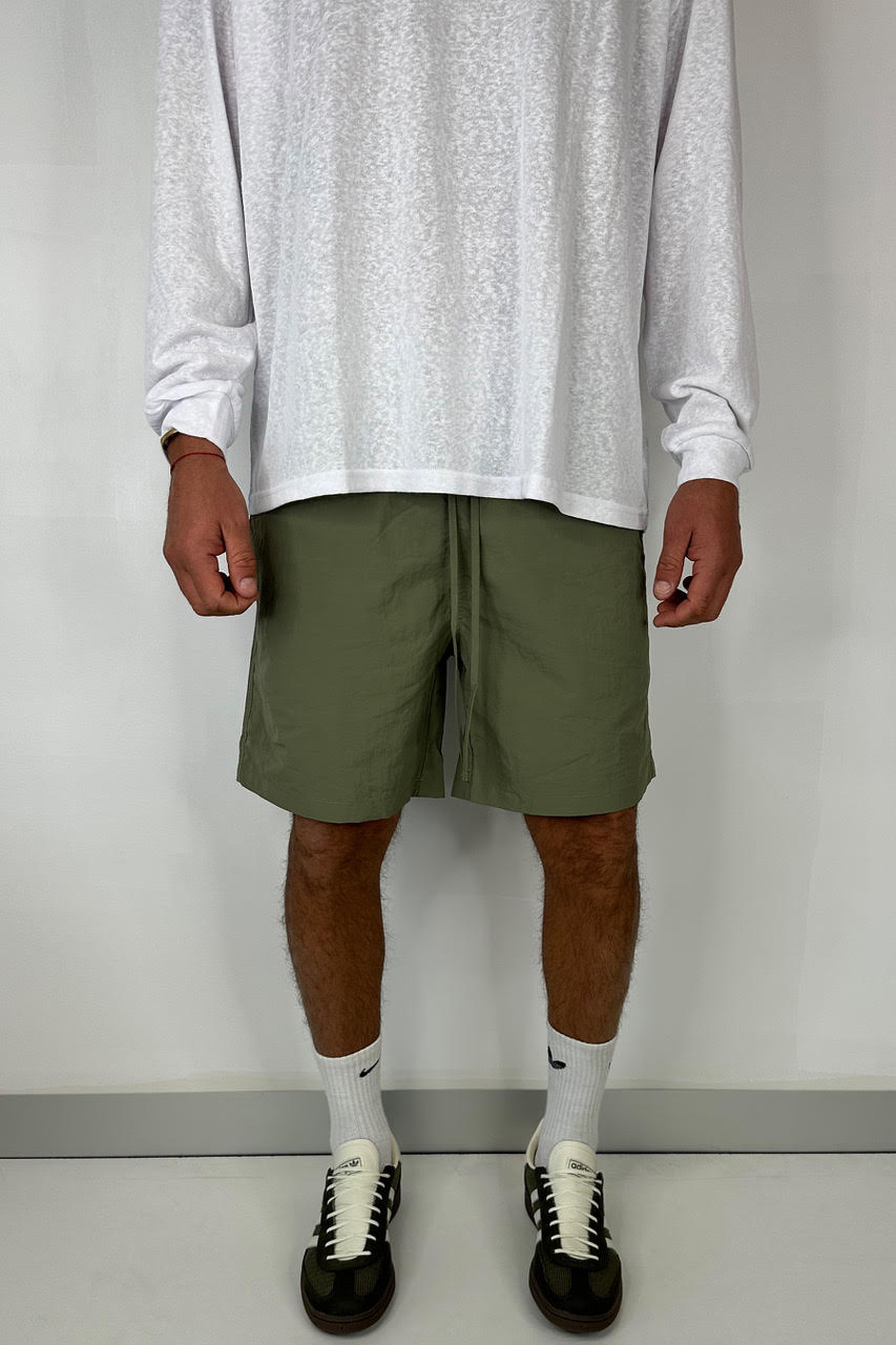 Nylon Walk Short Khaki