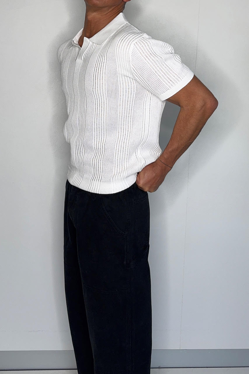 NTH Relaxed Polo White