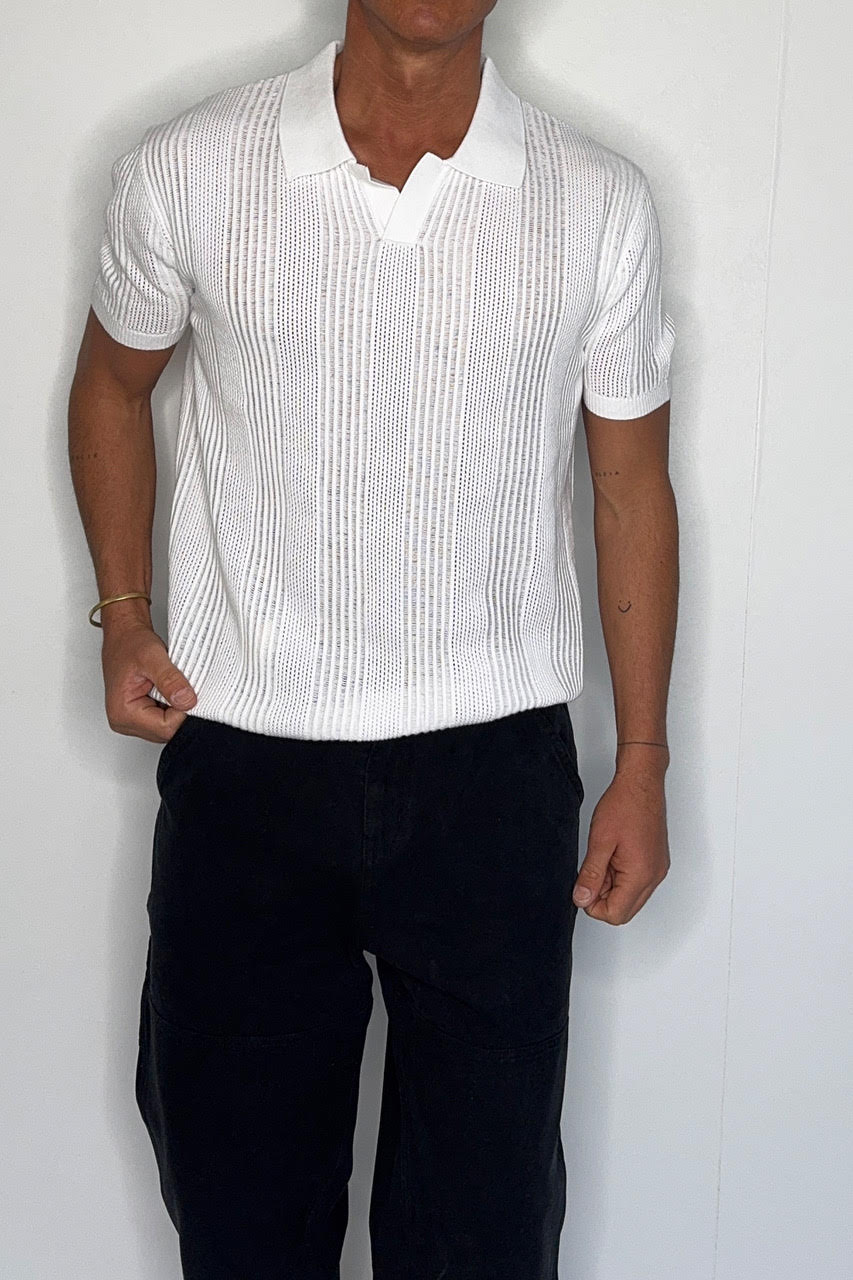 NTH Relaxed Polo White