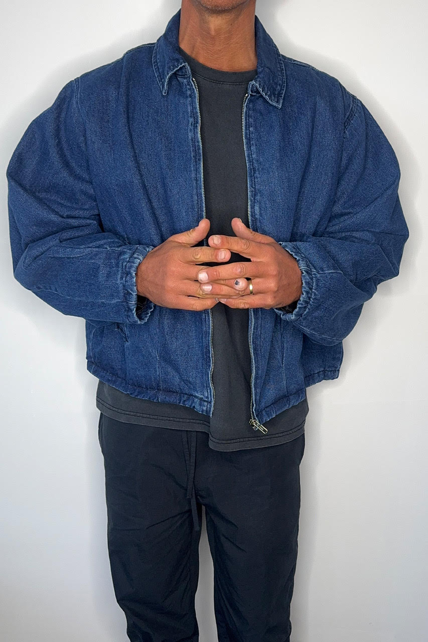 Denim Drop Shoulder Indigo