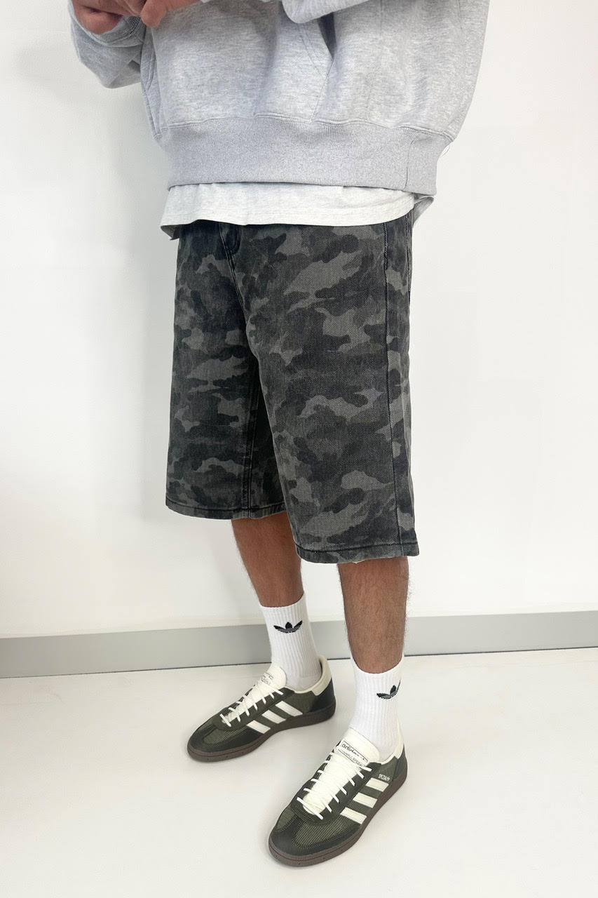 Camo Baggy Short Khaki