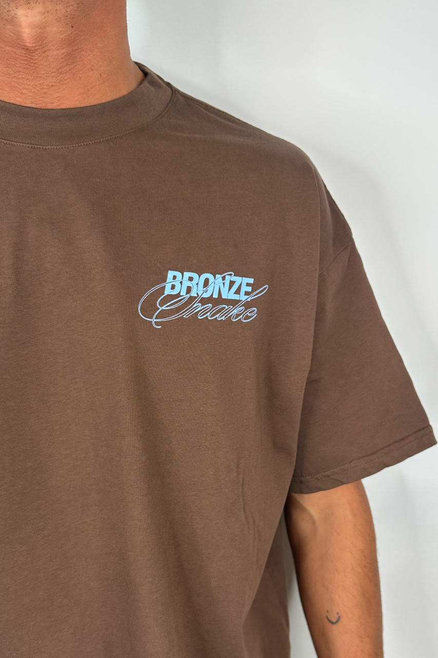 Bronze Snake Signature Tee Choc