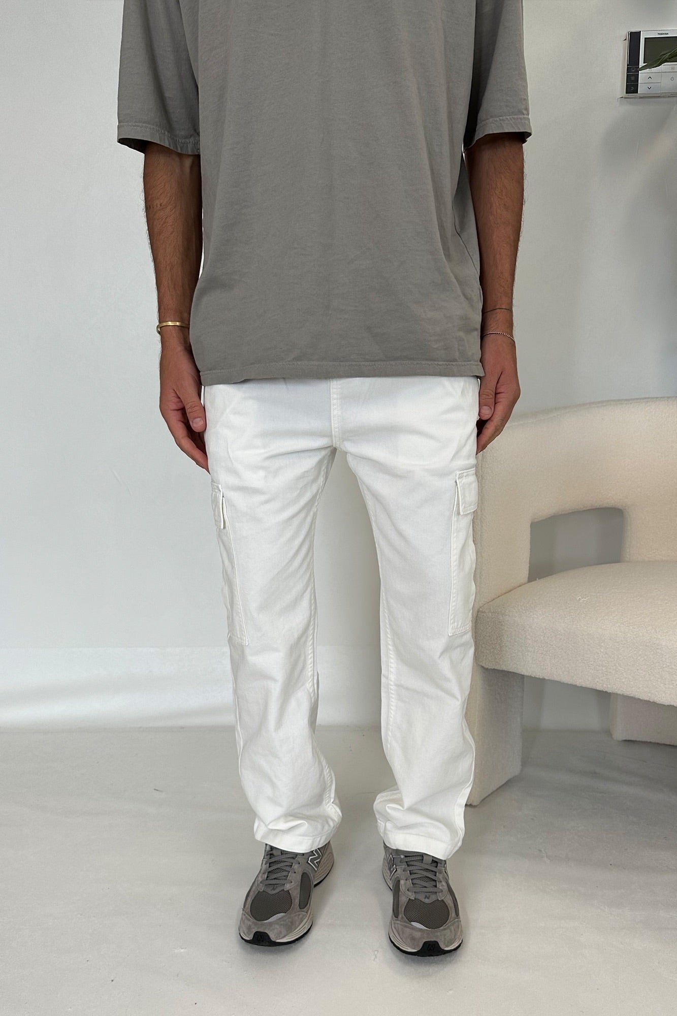 Ryder Baggy Pants White