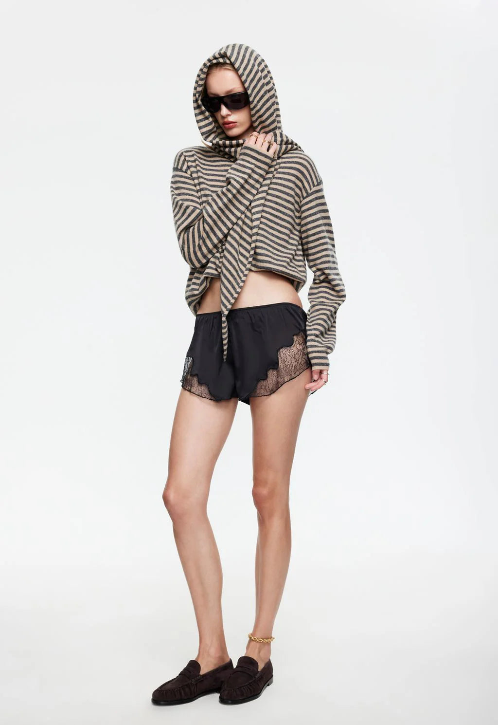 Olsen Knit Slate Stripe