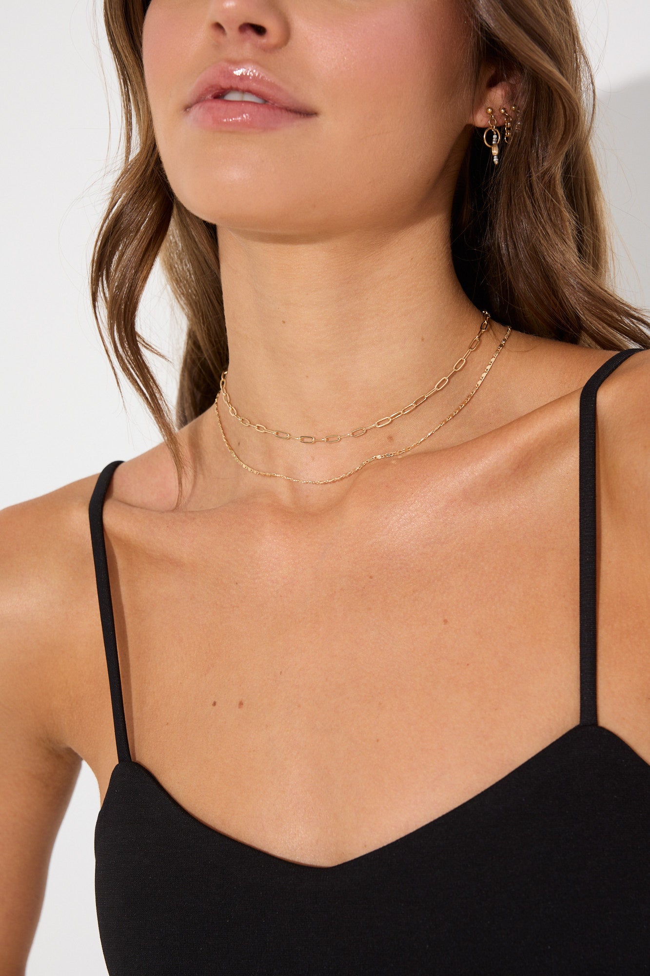 Shakira Layered Necklace Gold