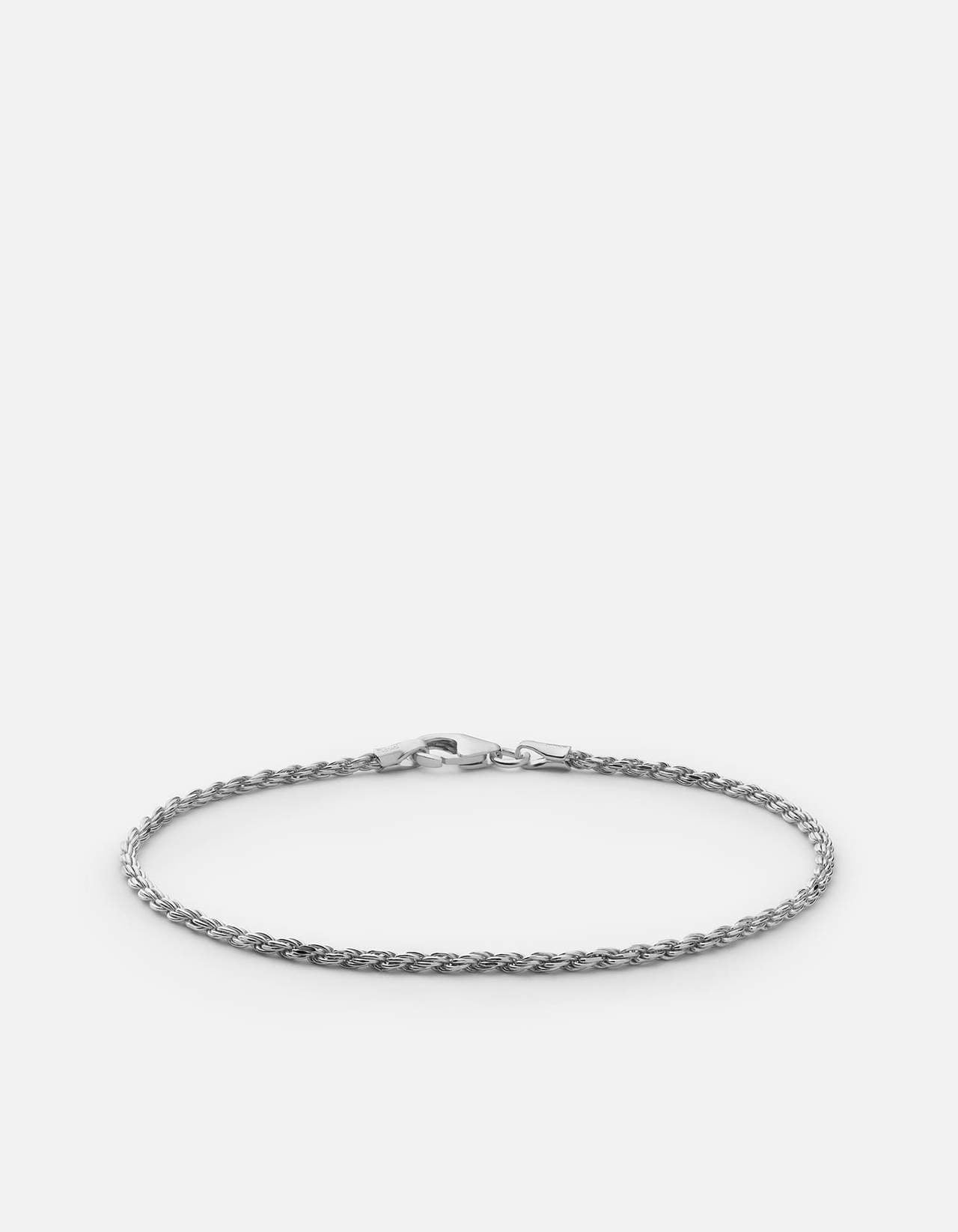 Miansai 1.8mm Rope Chain Bracelet Sterling Silver