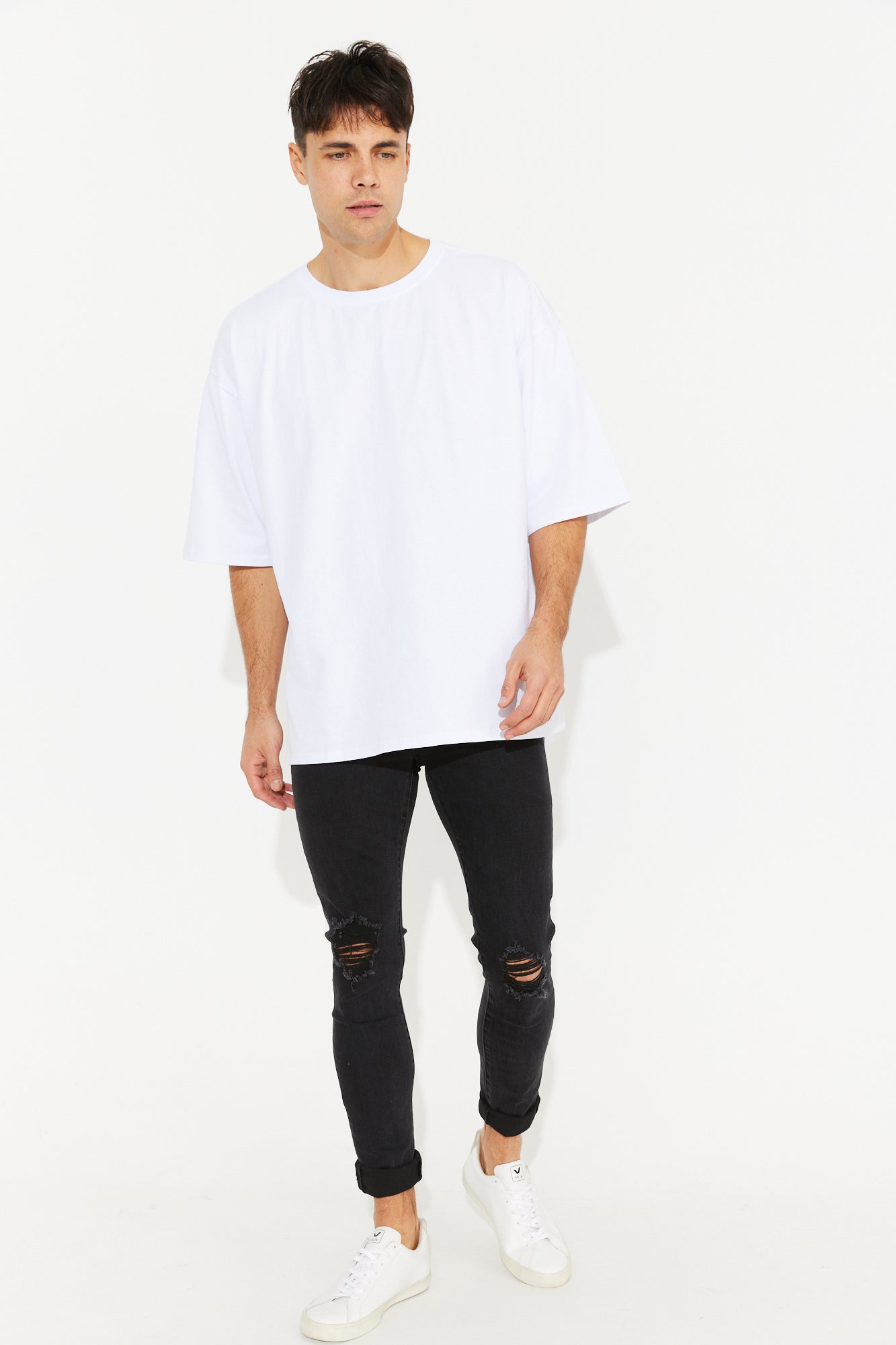 NTH Stone Denim Distress Black