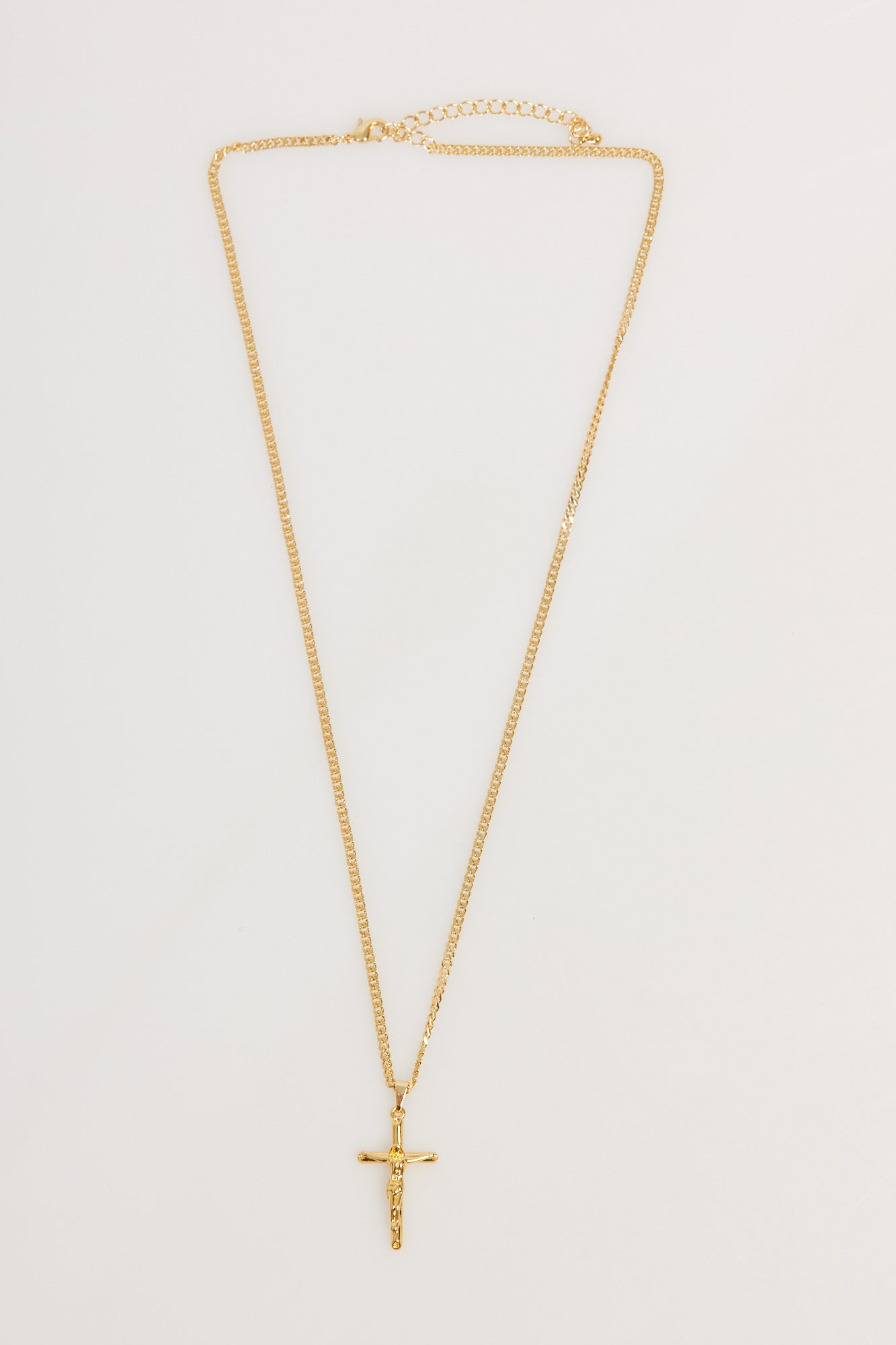 NTH Cross Gold Plated Necklace
