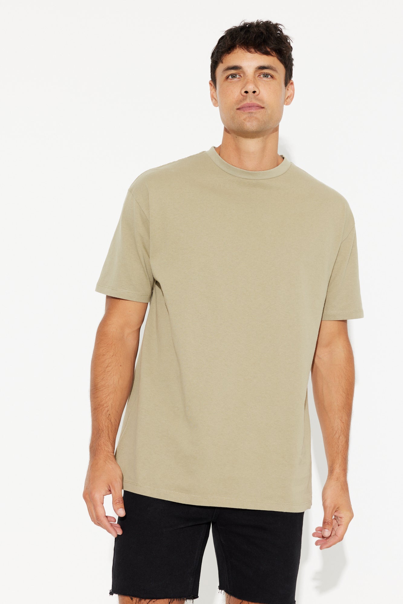 NTH Heavyweight Tee Cotton Khaki