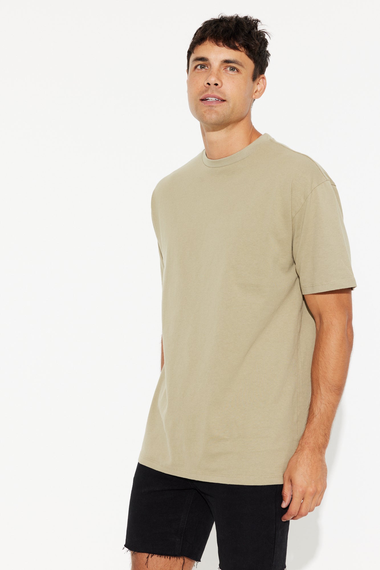 NTH Heavyweight Tee Cotton Khaki