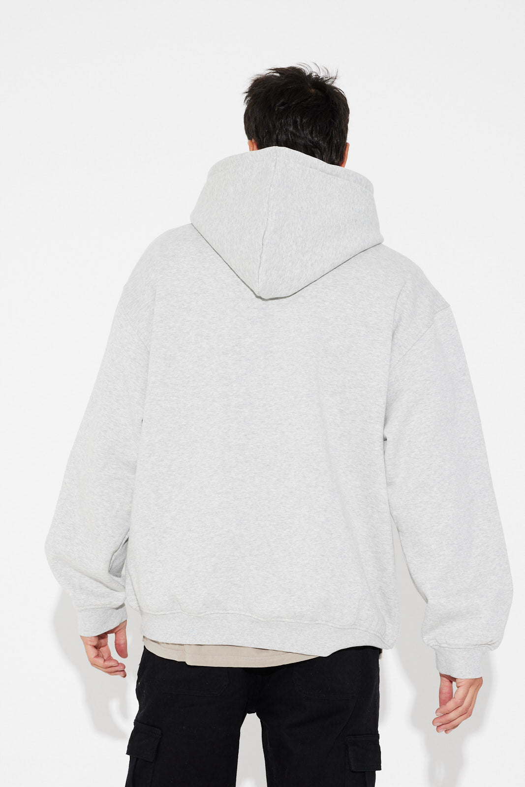 Curtis Box Hoodie Grey