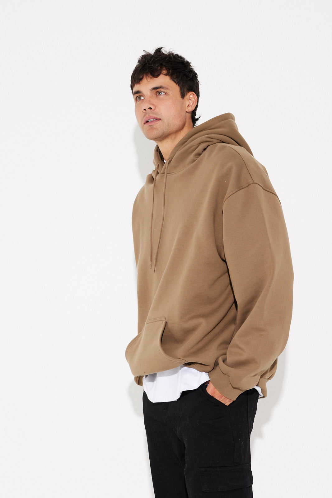 Curtis Box Hoodie Oat