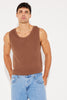 NTH Knitted Tank Choc - FINAL SALE