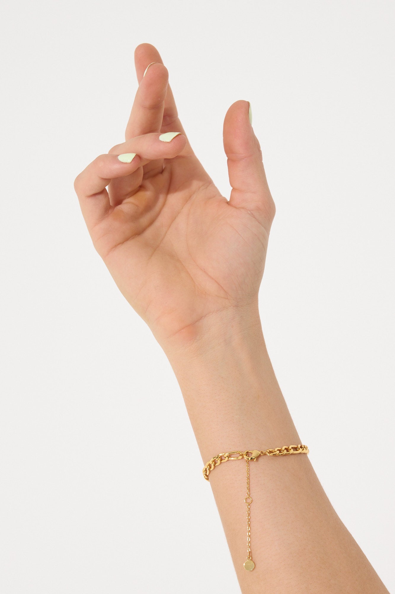 Figaro Chain Bracelet Gold Plated