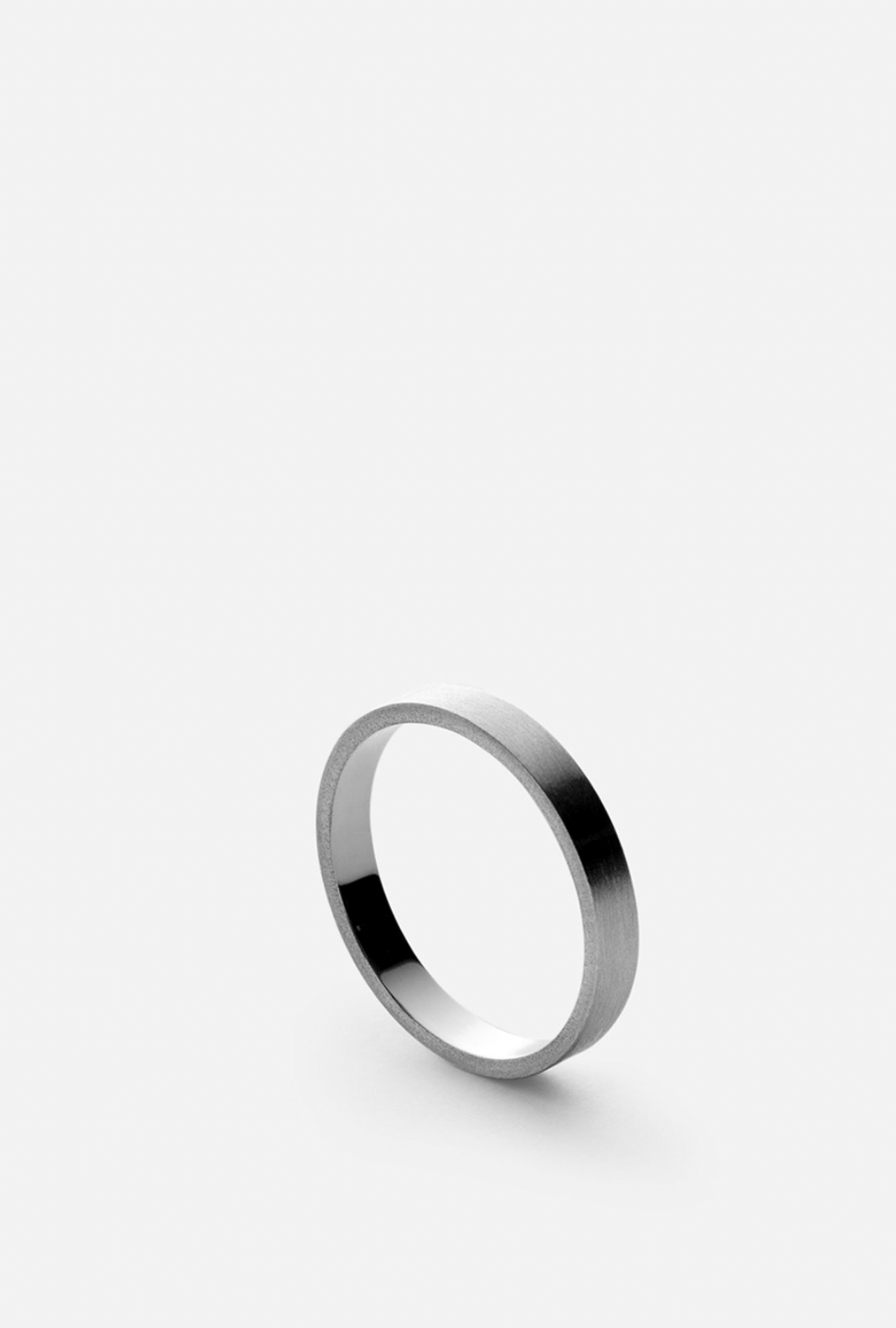 Miansai 3mm Silver Band Matte Sterling Silver
