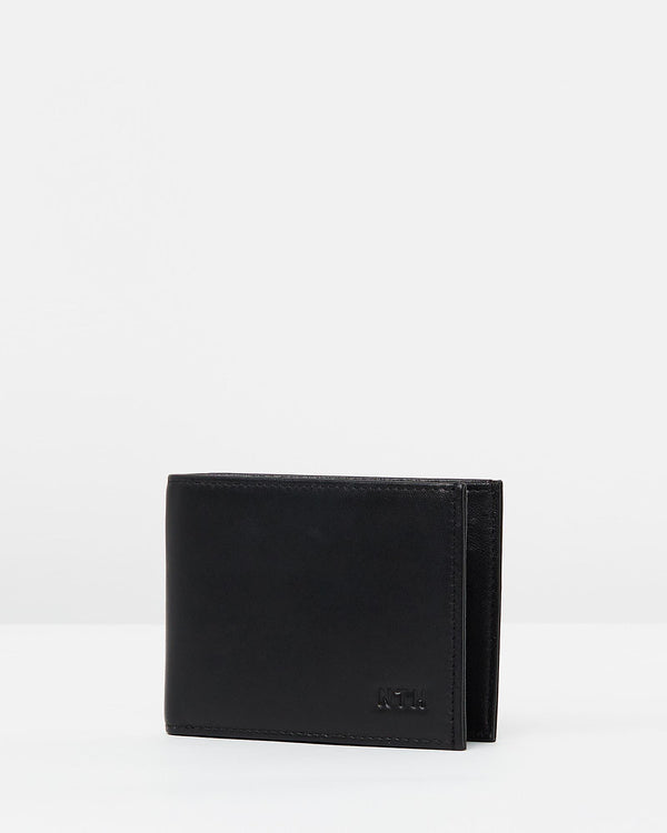 The Lone Wolf Wallet Leather Black