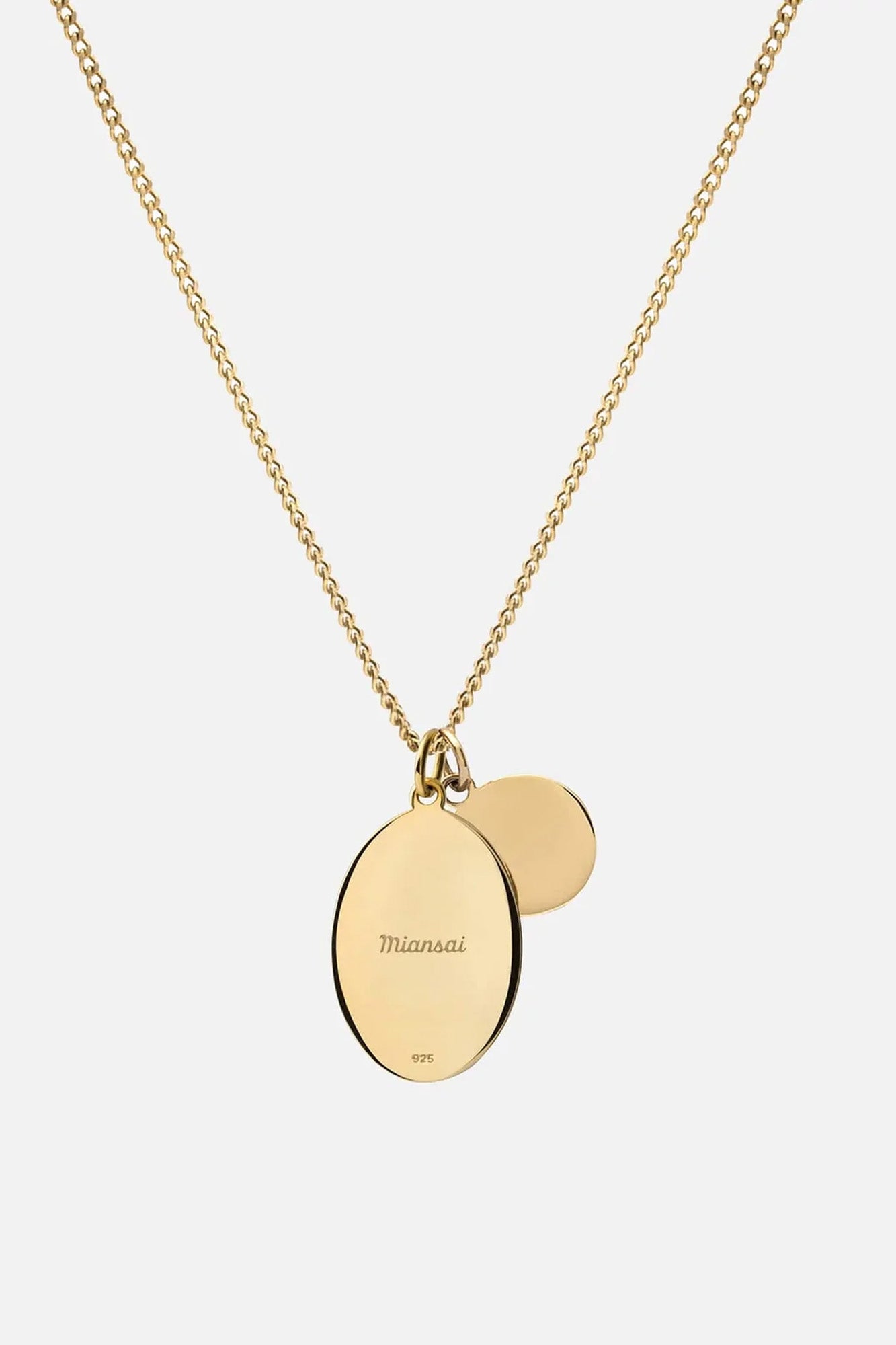 Victoria Necklace Gold Vermeil/Navy