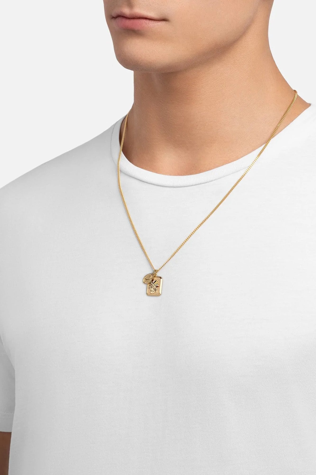 Miansai Hiawatha Necklace Gold Vermeil/Enamel
