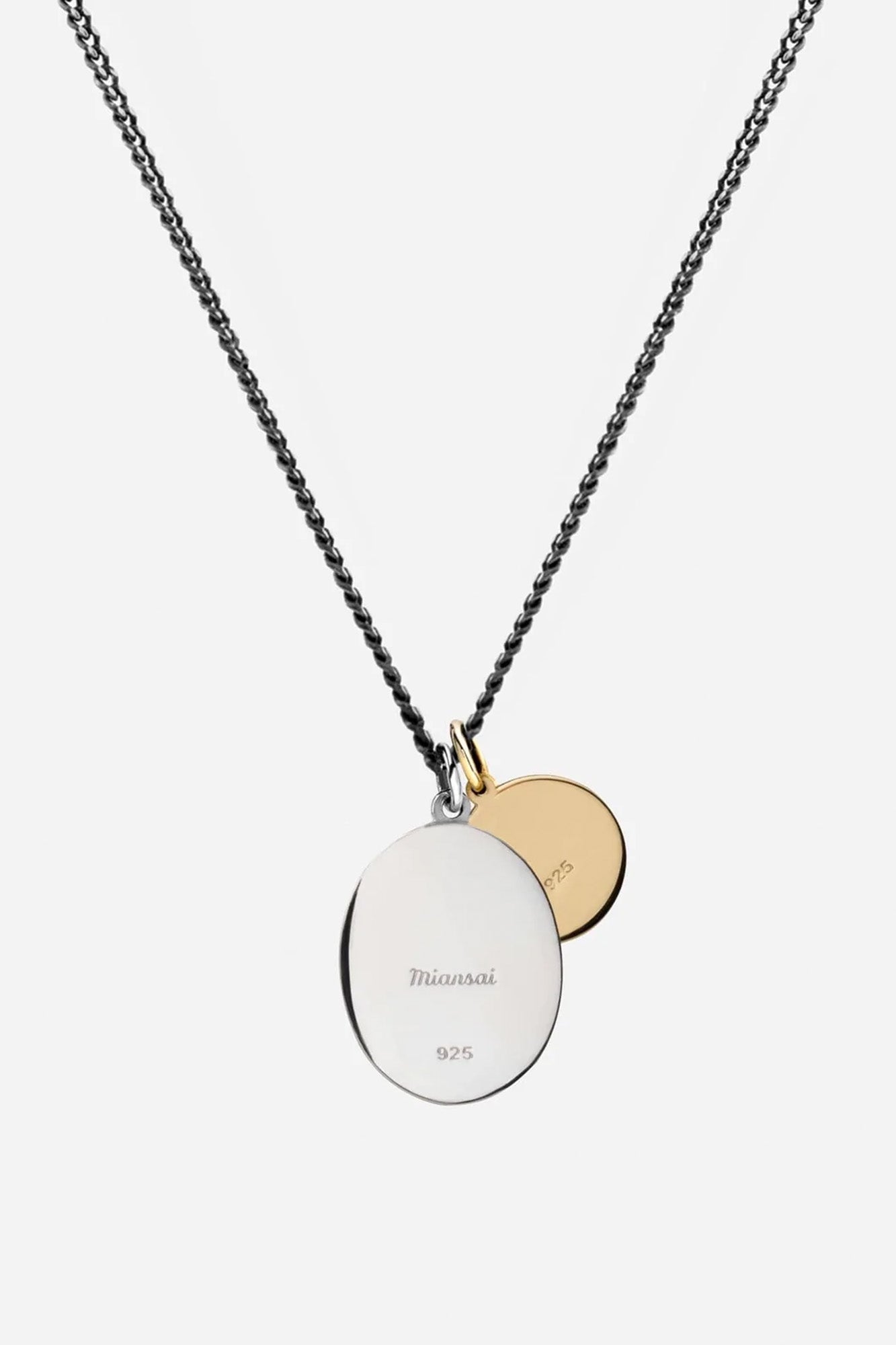 Miansai Wolf Pendant Necklace Sterling Silver/Gold