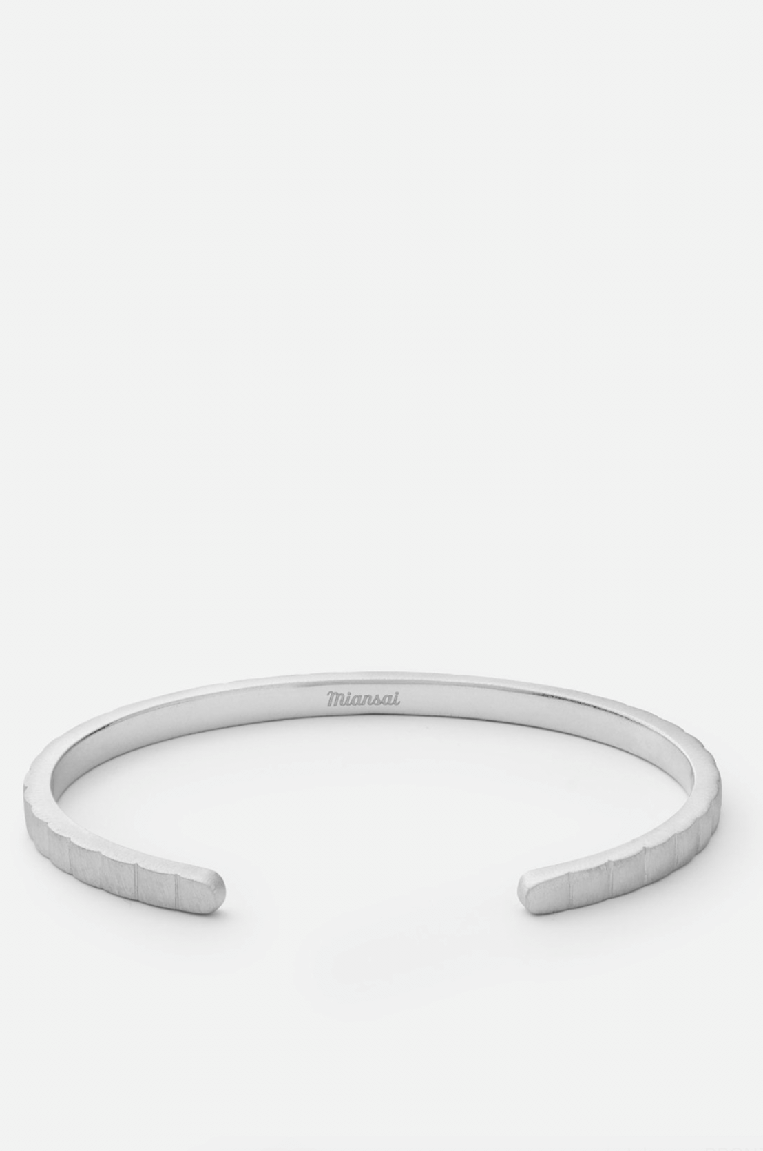 Miansai Etch Cuff Matte Silver
