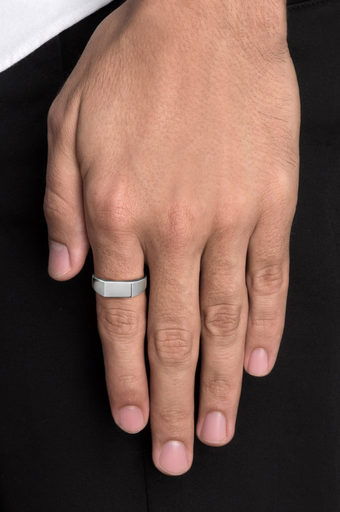 Miansai Geo Signet Ring Sterling Silver