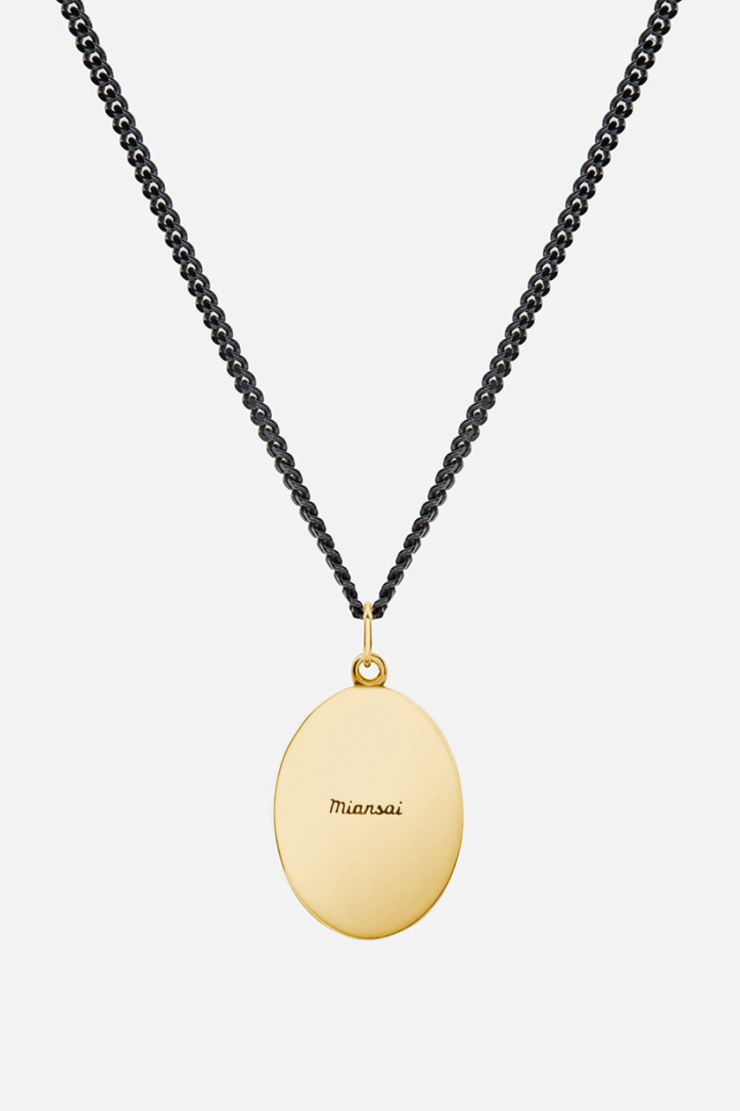 Miansai Palm Tree Necklace Gold/Black