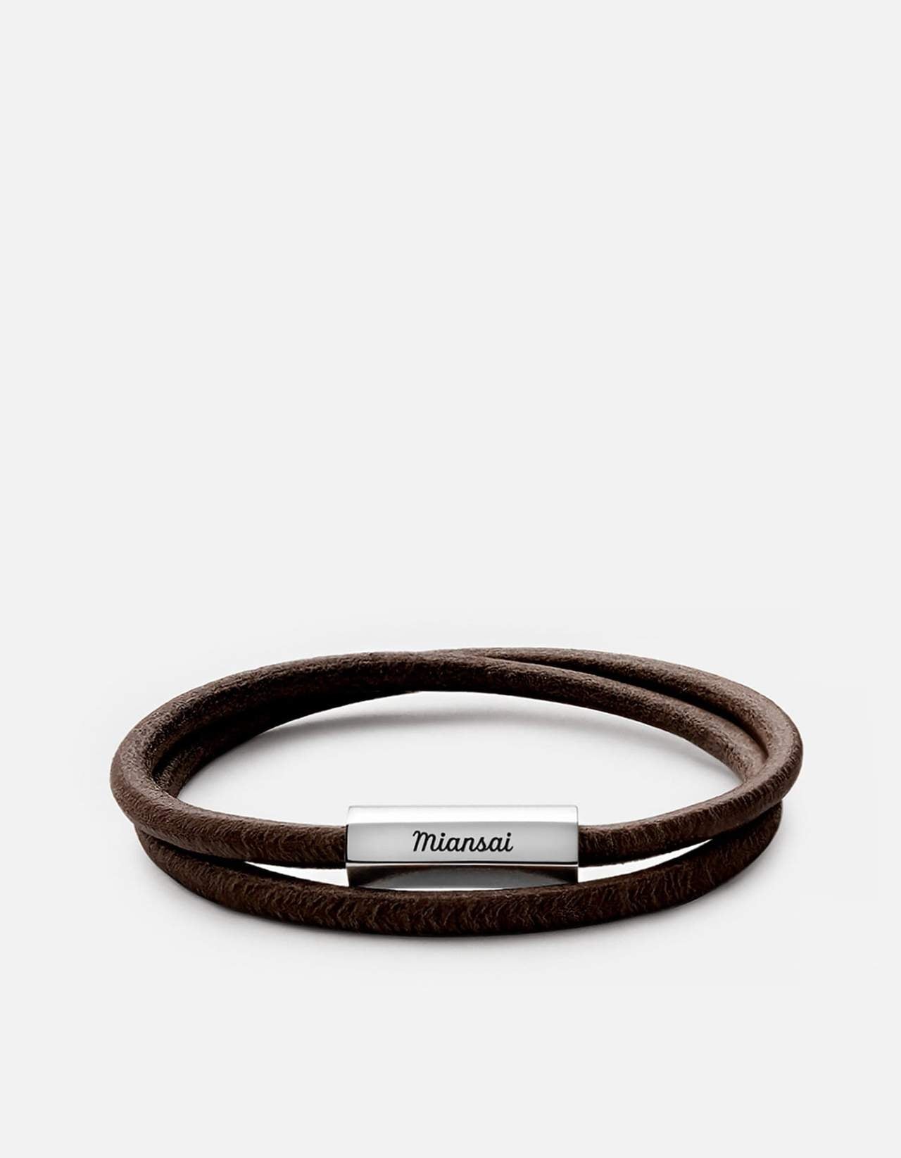Miansai Bare Wrap Bracelet Stainless Steel Cafecito