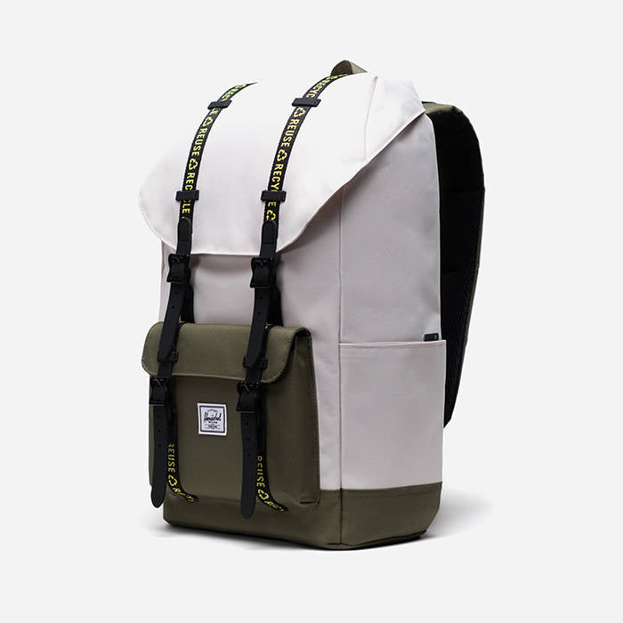 Herschel Little America Backpack Moonbeam/Ivy Green