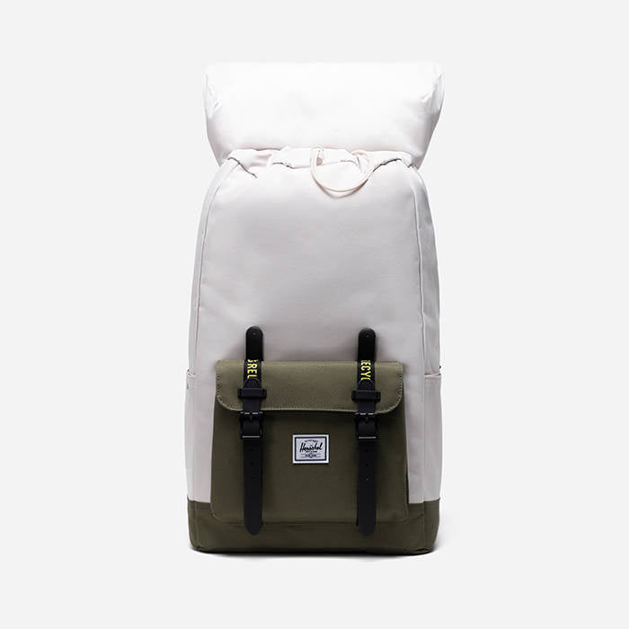 Herschel Little America Backpack Moonbeam/Ivy Green