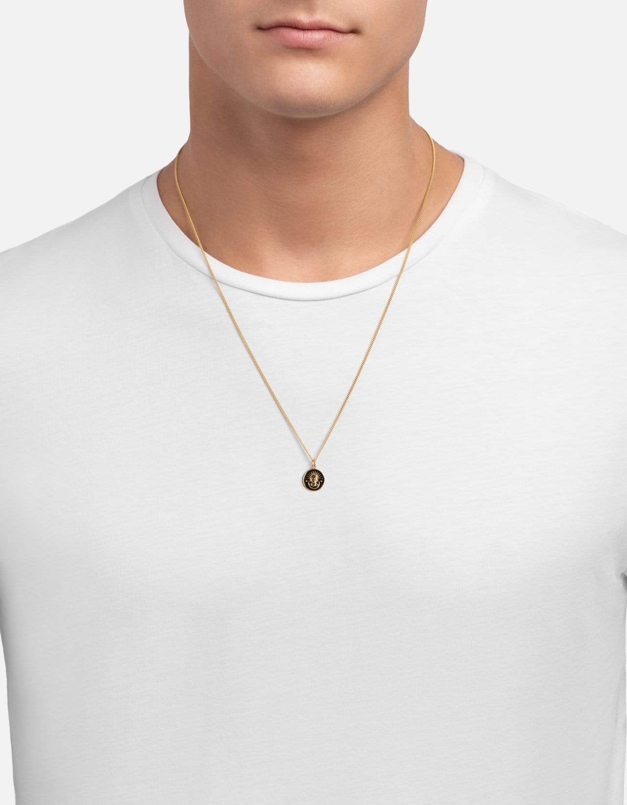 Miansai Lady Liberty Necklace Gold Vermeil