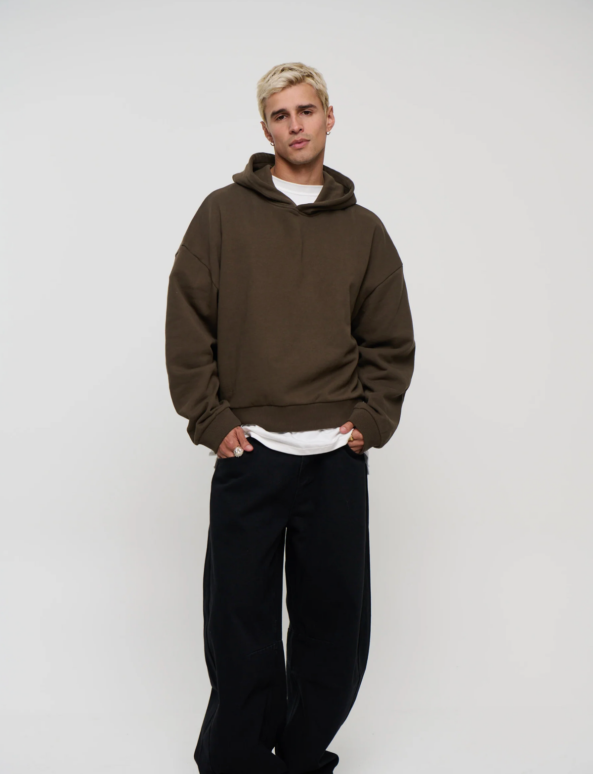 Marcus Heavyweight Cotton Hoodie Choc | The Warm Hoodie You'll Live In This Winter
