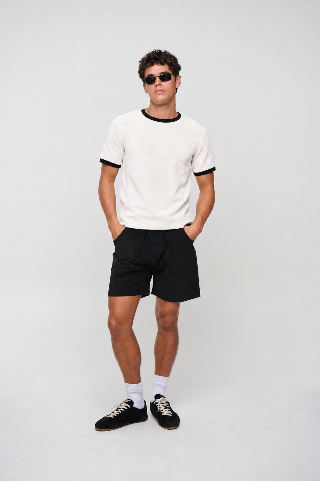 Marco Terry Fleece Tee White