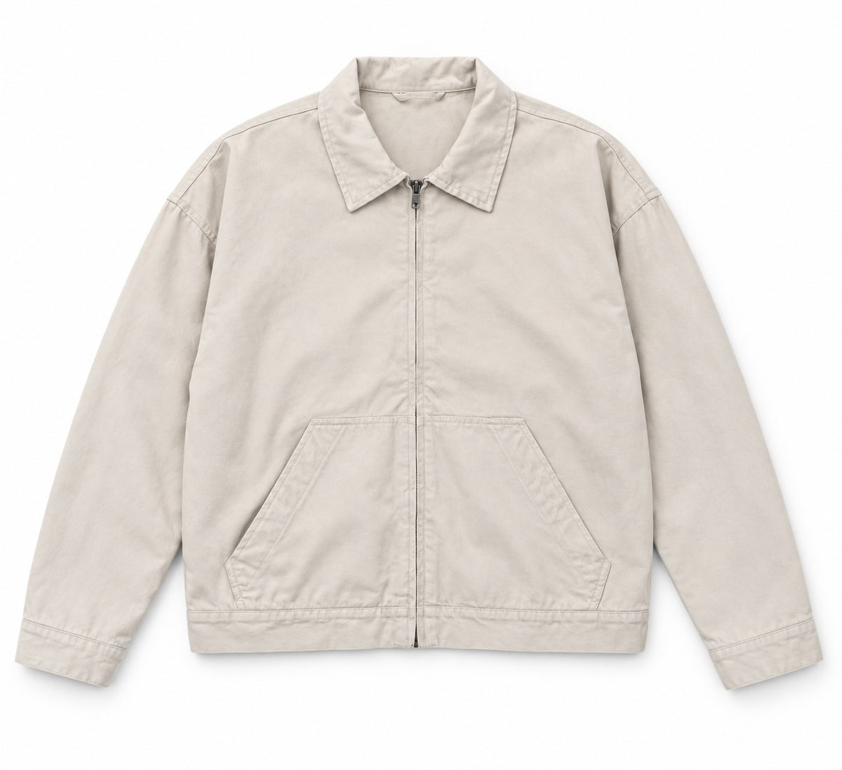 Collar Lined Jacket Ivory
