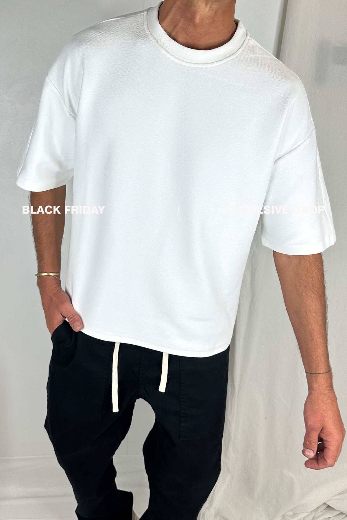 Henry Heavyweight Tee Ivory