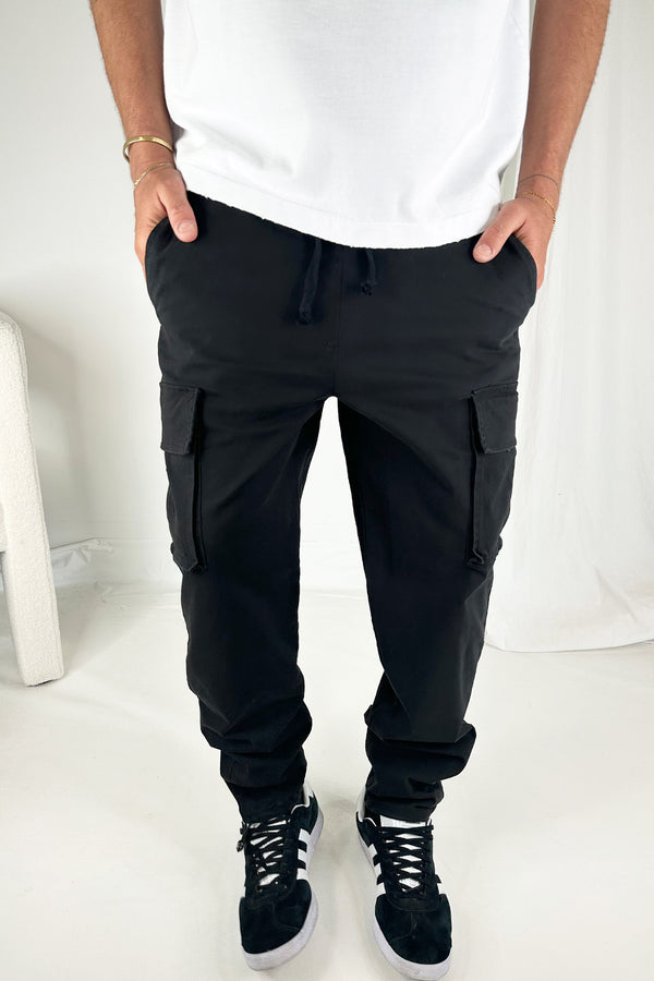 Relaxed Cargo Pant Black